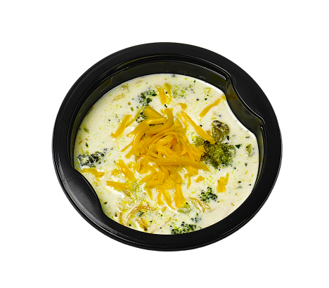 Сливочный суп с брокколи и курицей 