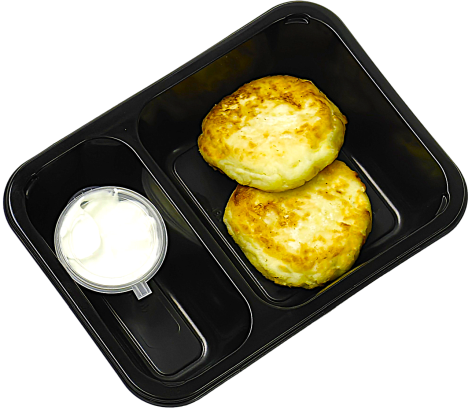 Сырники со сметаной