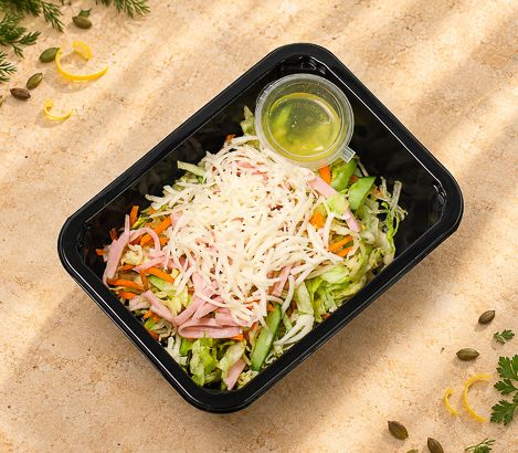 Салат с ветчиной