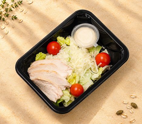 Салат цезарь с курицей