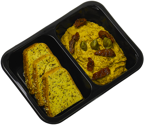 Баклажановая икра с кето хлебом