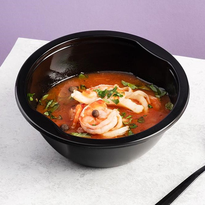 Суп с морепродуктами