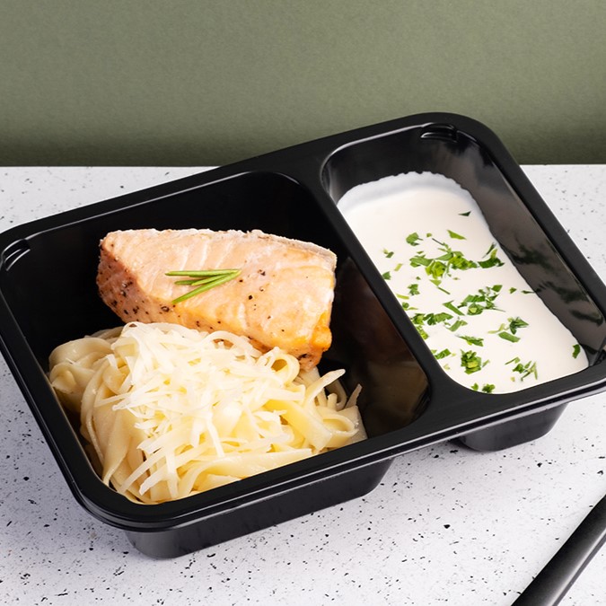 Тальятелле с красной рыбой